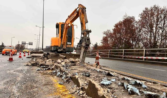 Tek kişilik yol çalışması