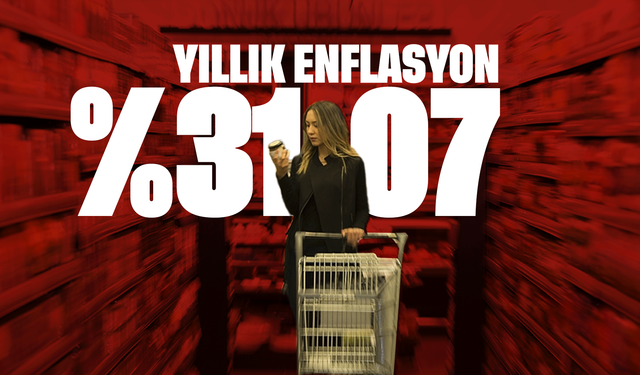 Yıllık Enflasyon Yüzde 31,07 Oldu