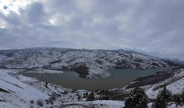 Bozkır Barajı'nda su seviyesi yağışlarla hızla yükseliyor