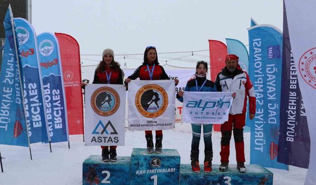 Dağ Kayağı Türkiye Şampiyonası Erciyes'te yapıldı