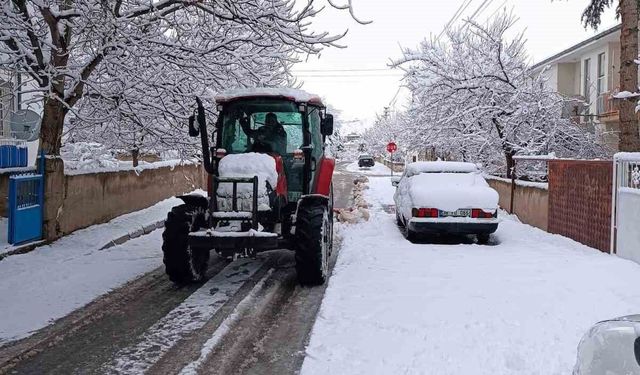Kar kalınlığı 10 santime ulaştı