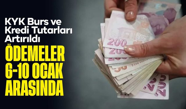 KYK Burs ve Kredi Tutarları Artırıldı: Ödemeler 6–10 Ocak’ta Yapılacak