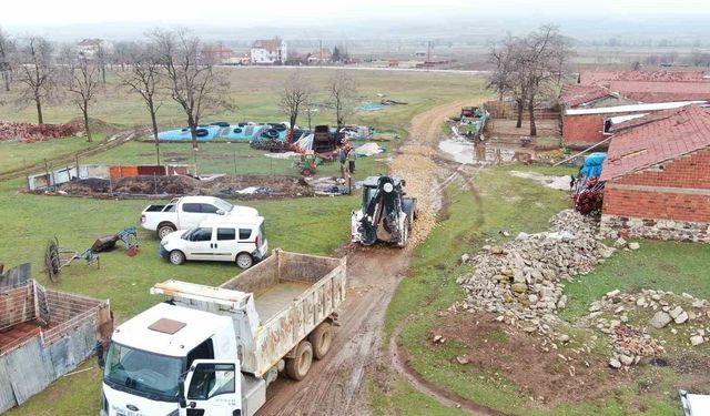 İnönü Belediyesi'nden ulaşım altyapısına iyileştirme çalışması