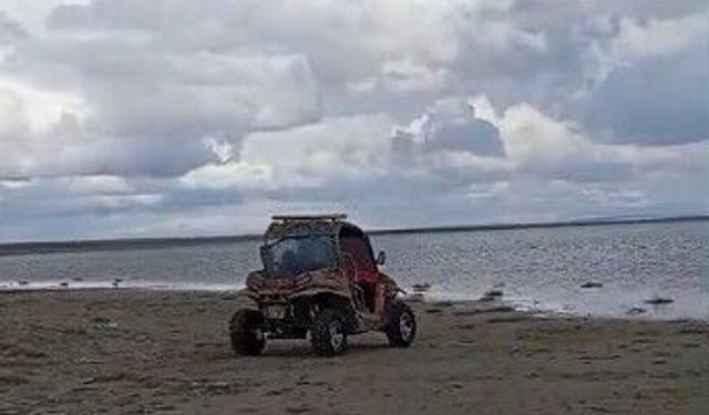 Koruma altındaki Seyfe Gölü'nde off-road yapan şahsa ceza
