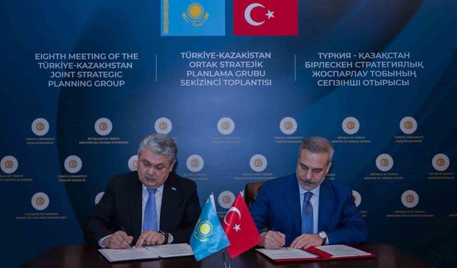 Türkiye ile Kazakistan Dışişleri Bakanlıkları arasında '2026-2027 İşbirliği Planı' imzalandı