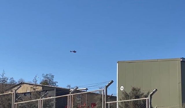 Ambulans helikopter aorta riptürü tespit edilen hasta için havalandı