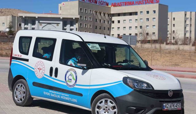 Konya'da ilk; evden çıkamayan engelli hastalara evde sağlık raporu hizmeti