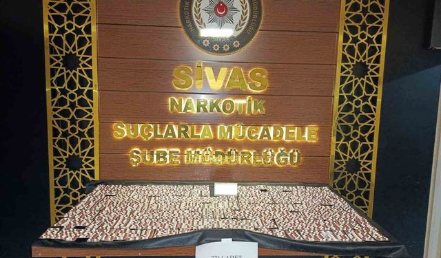 Binlerce uyuşturucu hap ele geçirildi