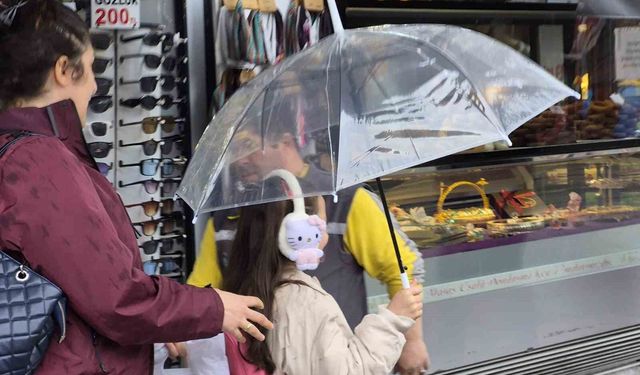 Eskişehir'de yağmur etkisini gösterdi