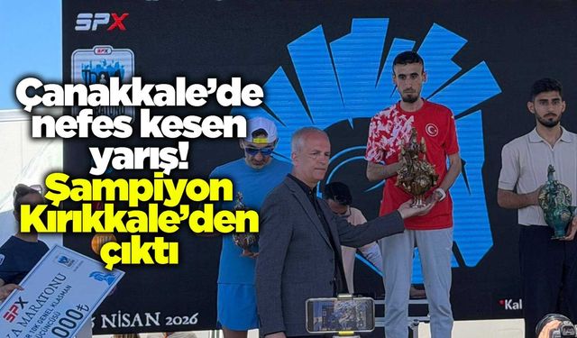 Çanakkale’de nefes kesen yarış! Şampiyon Kırıkkale’den çıktı