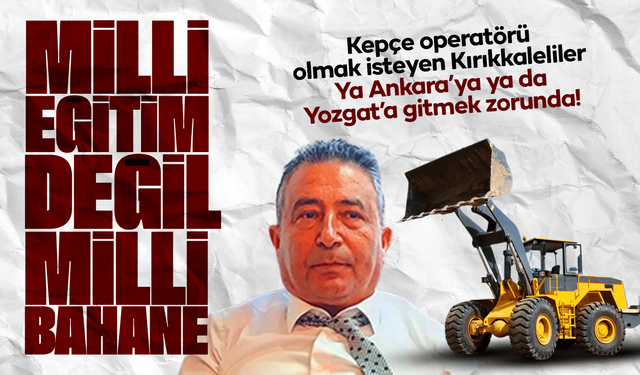Milli Eğitim değil, ‘Milli Bahane’