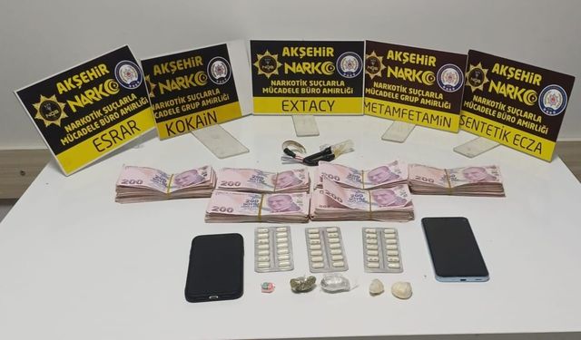 Akşehir'de uyuşturucu operasyonu: 1 tutuklama
