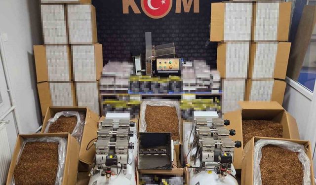 Binlerce makaron ele geçirildi