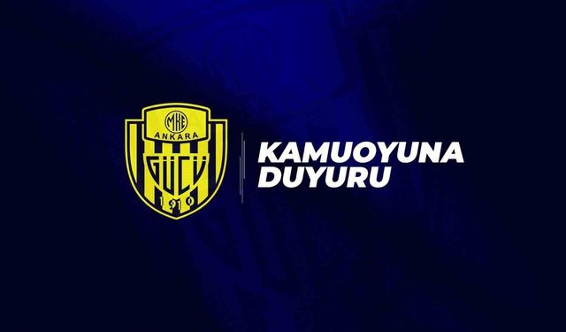 MKE Ankaragücü'nden 3 dönem transfer yasağına ilişkin açıklama