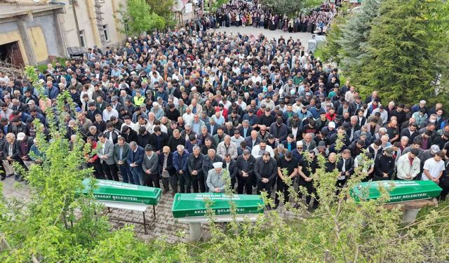 Su kuyusundaki temizlik faciasında ölen 3 kişi son yolculuğuna uğurlandı