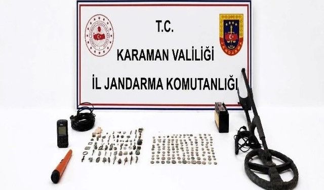 Tarihi eser ele geçirildi: 12 tutuklama