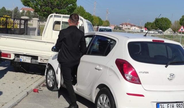 Trafik kazası: 1 yaralı