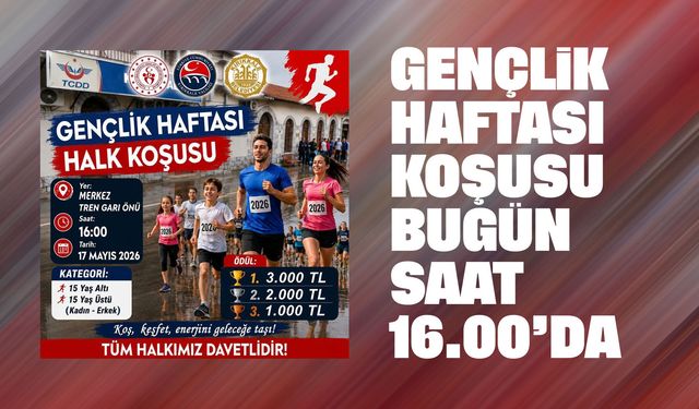 Kırıkkale’de Gençlik Haftası Coşkusu Halk Koşusuyla bugün yapılacak