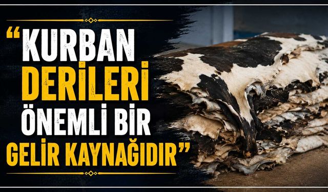 TESK Genel Başkanı Palandöken: "Kurban derileri önemli bir gelir kaynağıdır"