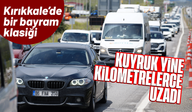 43 ilin geçiş noktasında trafik yoğunluğu arttı