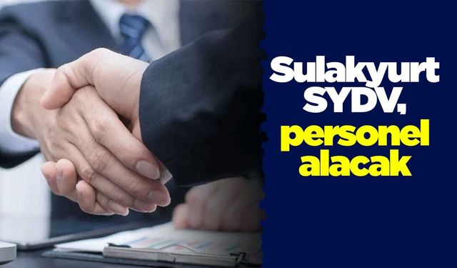 Sulakyurt SYDV, personel alacak