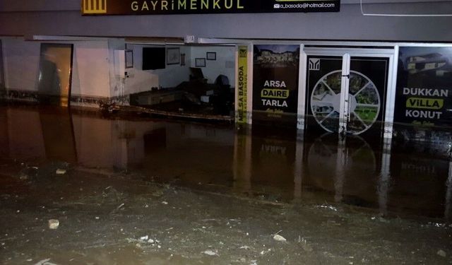 Dağlık alandan gelen sel etkili oldu