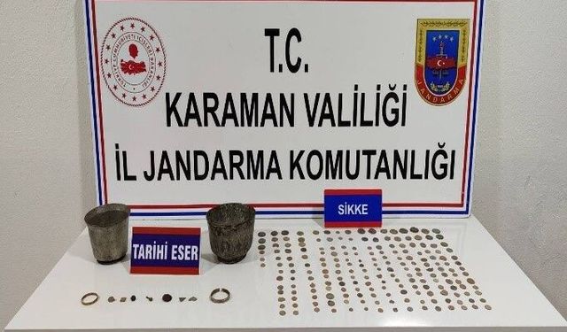 Tarihi eser ele geçirildi: 6 tutuklama