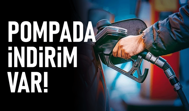 Motorindeki indirim pompaya yansıdı