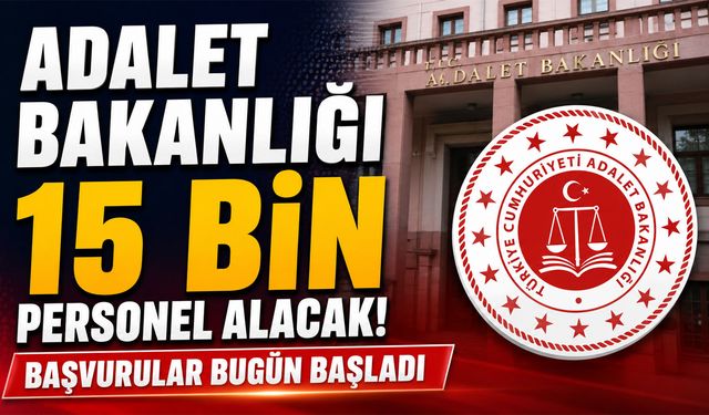 Adalet Bakanı Gürlek: "Ailemize 15 bin yeni çalışma arkadaşı katıyoruz"