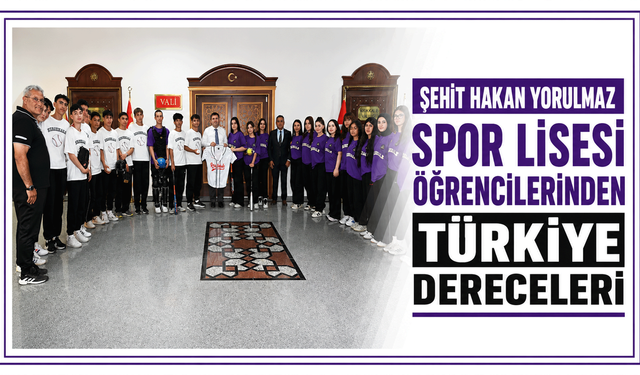 Şehit Hakan Yorulmaz Spor Lisesi öğrencilerinden Türkiye dereceleri