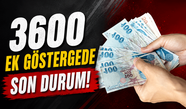 3600 Ek Göstergede Son Durum! 3600 Ek Göstergede Gözler Meclis'te