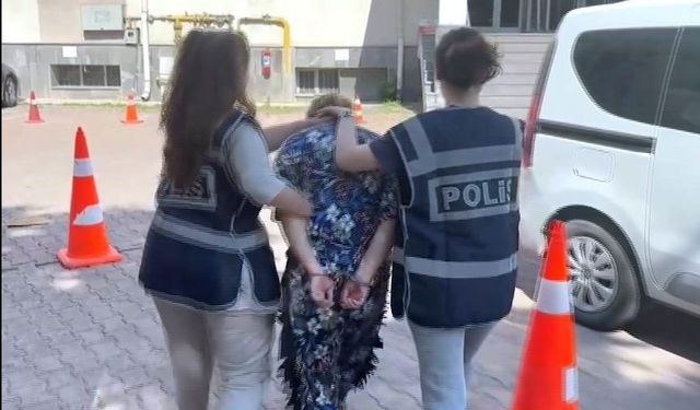 80 yıl kesinleşmiş cezası bulunan kadın polisten kaçamadı