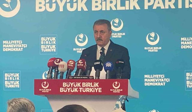 BBP Genel Başkanı Destici: '13 Haziran'da 29 şüpheli hakkında yakalama ve gözaltı kararı çıkarılmıştır'