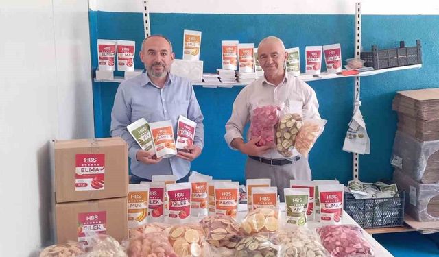 Develi'de kurutulan meyveler yıl boyu tüketiliyor