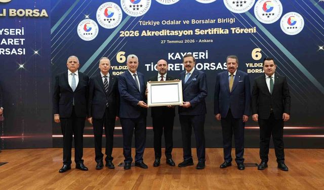 Kayseri Ticaret Borsası'ndan büyük başarı