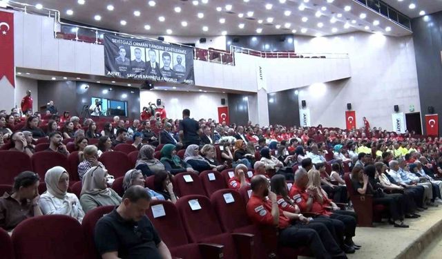 Orman yangınında şehit olan 10 kişi anıldı