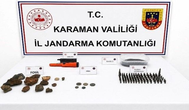 Tarihi eserler ele geçirildi: 6 tutuklama