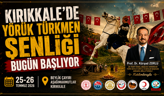 Kırıkkale'de Yörük Türkmen Şenliği bugün başlıyor