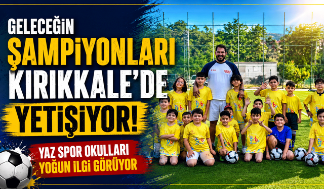 Geleceğin Şampiyonları Kırıkkale'de Yetişiyor: Yaz Spor Okulları Yoğun İlgi Görüyor