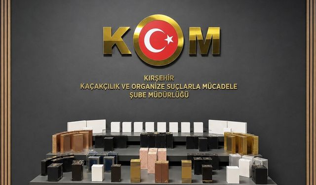 Kaçak parfüm ve elektronik ürün ele geçirildi