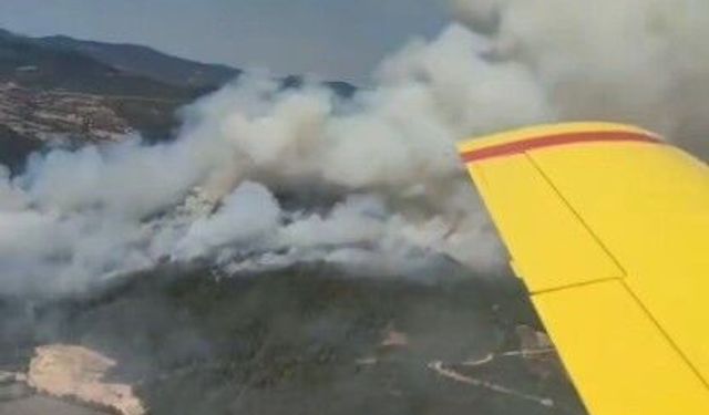 OGM'den açıklama: Balıkesir'deki yangına 6 uçak ve 6 helikopterle müdahale edildi