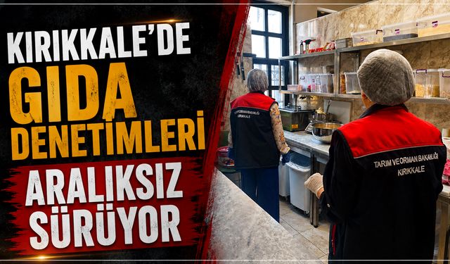 Kırıkkale’de işletmelerde gıda denetimleri aralıksız sürüyor