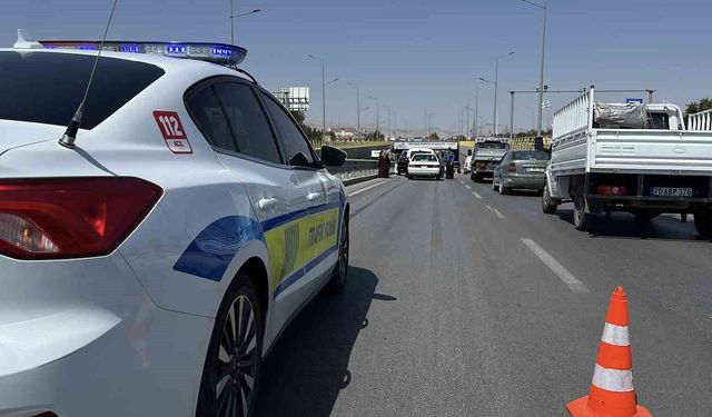 6 araçlı zincirleme kaza: 1 yaralı