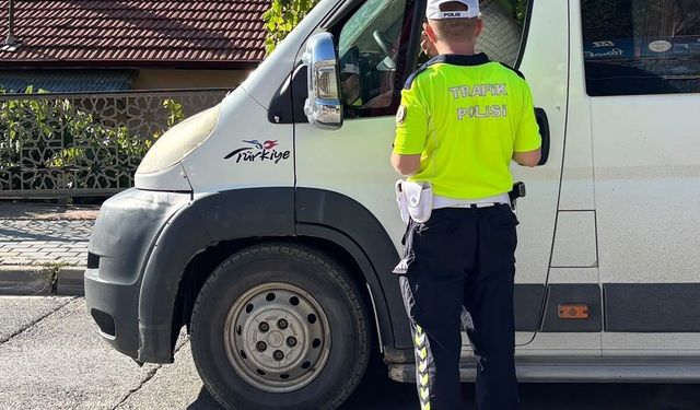 Bozkır'da okul ve çevrelerinde asayiş ile trafik güvenliği denetimi
