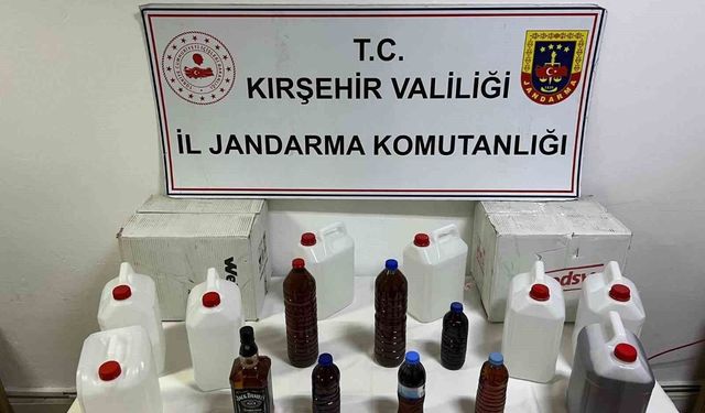 Kaçak alkol operasyonu: 50 litre kaçak içki ele geçirildi