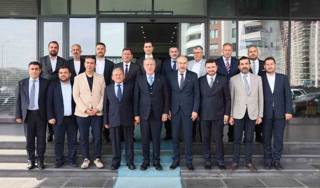 Hulusi Akar, Büyükkılıç ve Okandan'dan KTO'ya 'Hayırlı Olsun' ziyareti