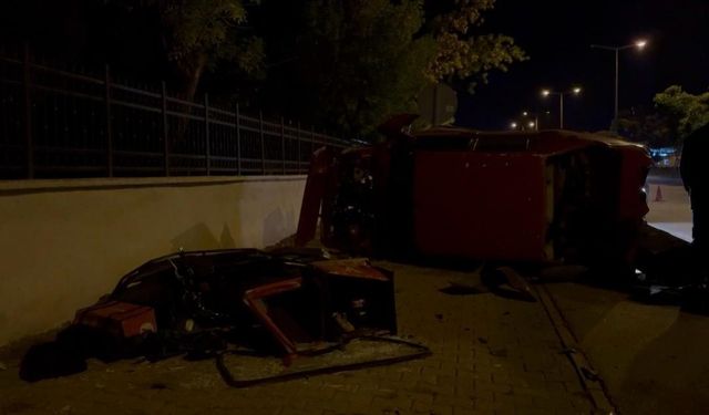 Karşı yola geçen otomobil, motosiklete çarptı: 1 ağır yaralı