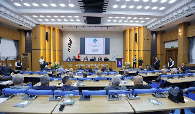 Kayseri Büyükşehir Belediye Meclisi'nde 94 gündem maddesi karara bağlandı