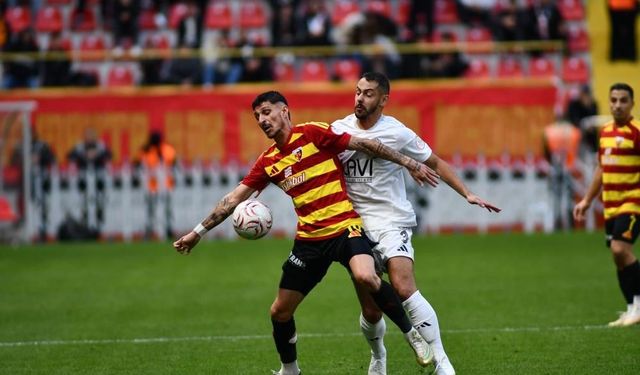 Kayserispor 5 hafta sonra puan kaybetti