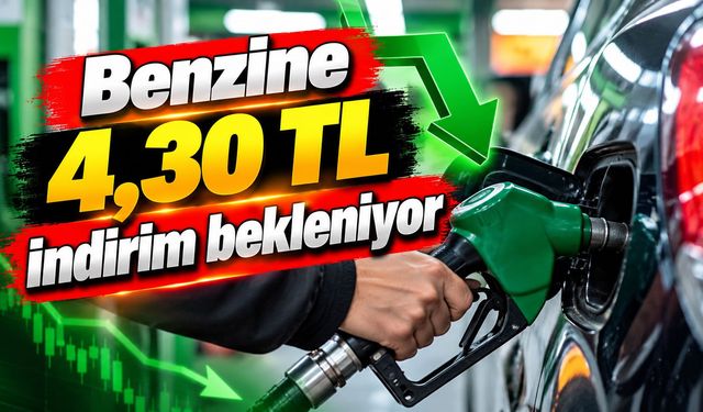 Benzine 4,30 TL indirim bekleniyor